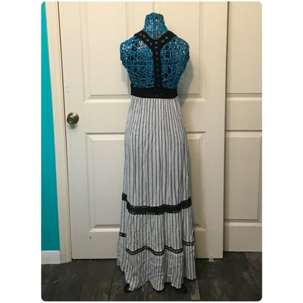 Anthropologie Jaluit Striped Maxi Dress 🖤 - Picture 7 of 9